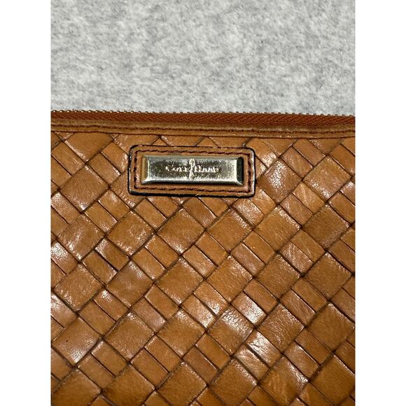 Cole Haan Travel Zip Wallet Woodbury Heritage Weave - Picture 9 of 10